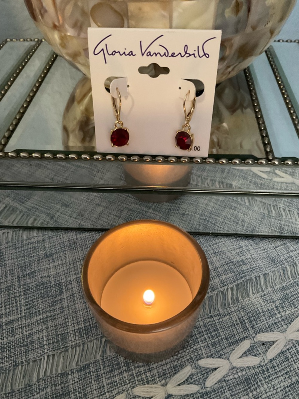 4 PAIR  set of leverback earrings